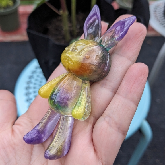 Bunny Rabbit Magnet Handmade Resin Art Cute Gift Rabbits Bunny kawaii - Picture 6 of 9